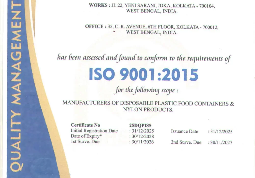Zenex ISO Certification