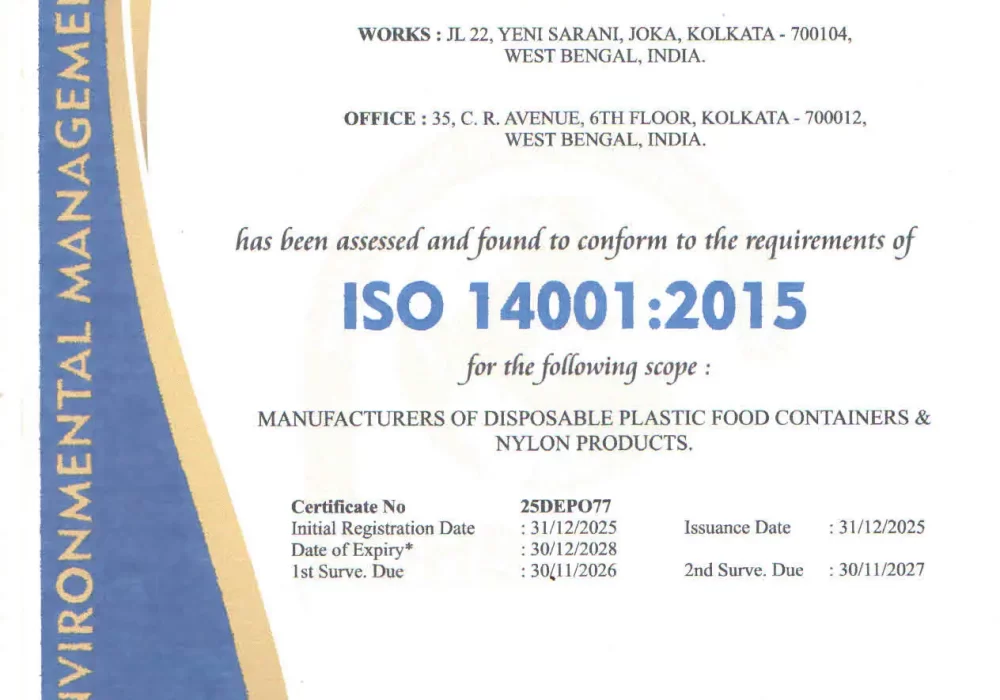 Zenex ISO Certification