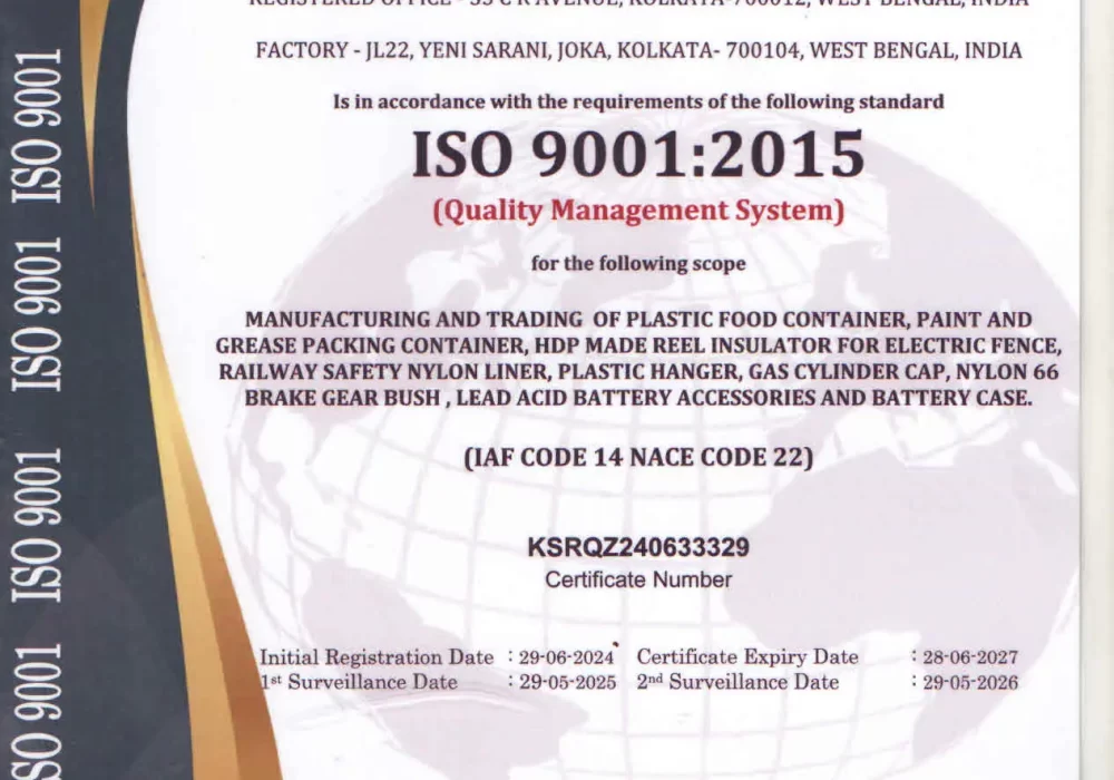 Zenex ISO Certification